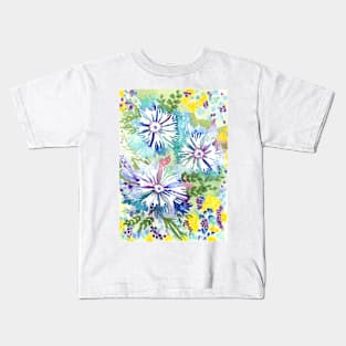 Ragged Flowers Kids T-Shirt